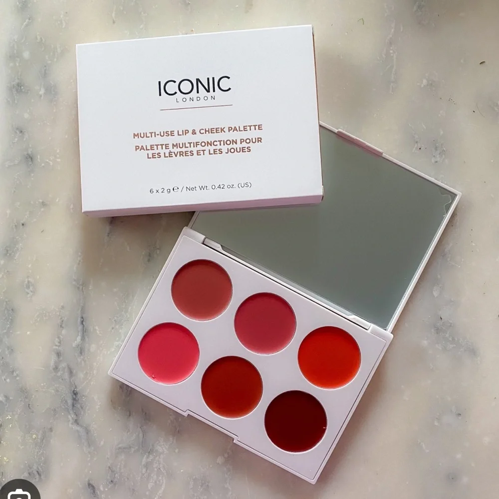✨ ICONIC LONDON Multi-Use Lip and Cheek Cream Palette